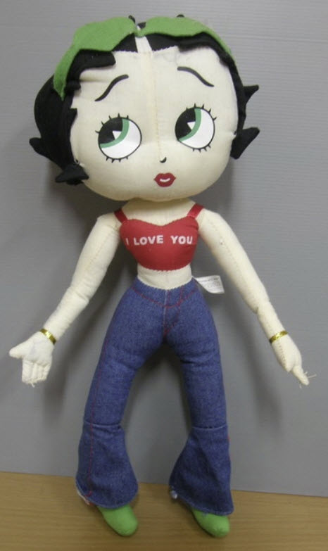 Betty Boop ชุดกางเกงยีน ขนาด 16 นิ้ว (มือสอง)
