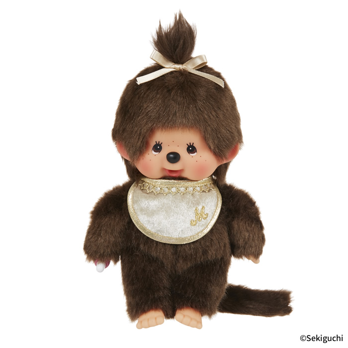 [PRE-ORDER] นาฬิกาข้อมือ ม่อนชิชิ รุ่นสีทอง + ตุ๊กตา ม่อนชิชิจัง Size S Monchhichi H21 × W13 × D5 cm นำเข้าจากญี่ปุ่น モンチッチ腕時計セット ベージュ 女の子 865482