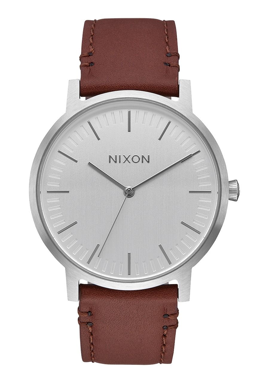 Nixon A1058-1113-00 นาฬิกาผู้ชาย Porter Leather 40mm Men's Watch A4051258