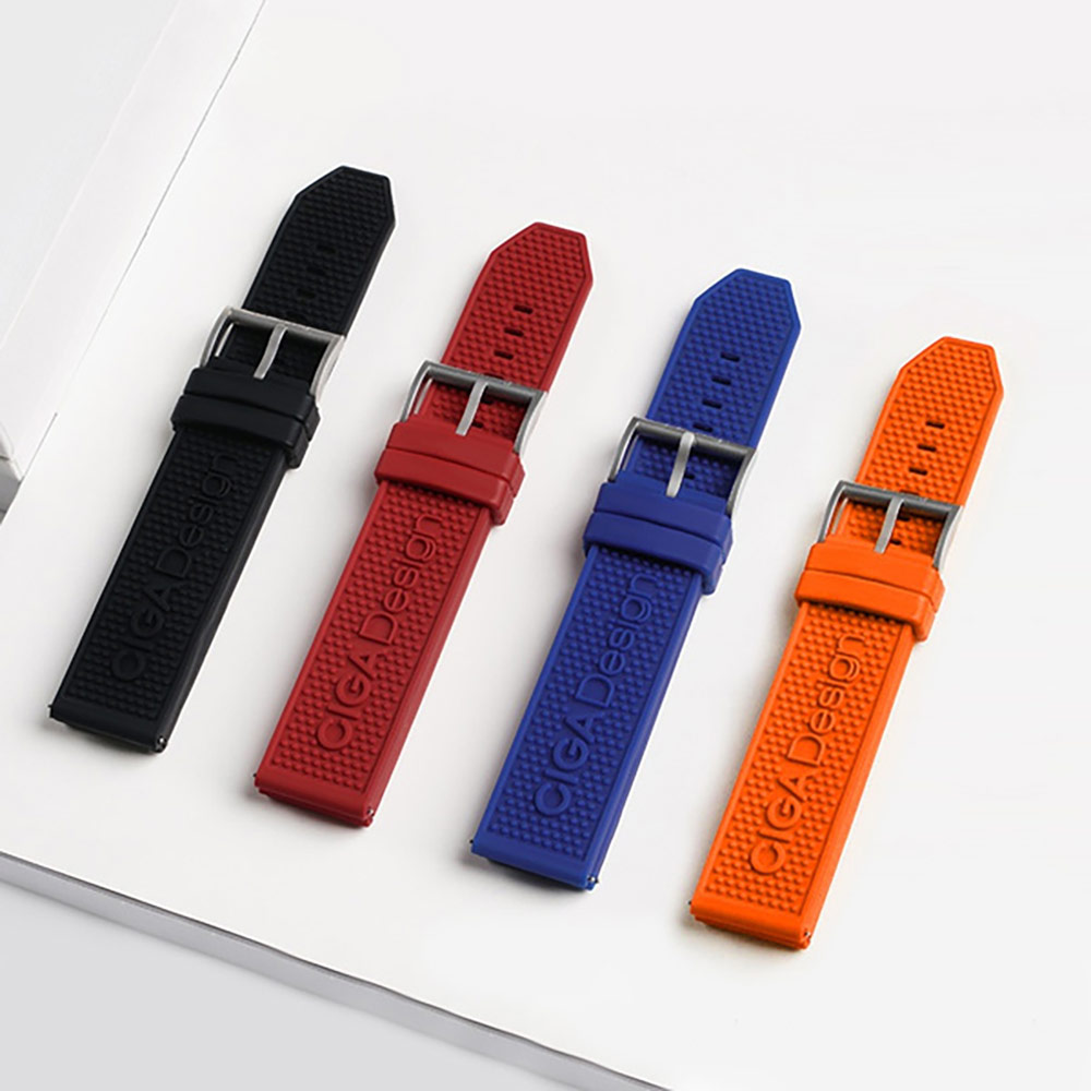CIGA Design Silicone Watch Strap 22mm (My Series Titanium Edition) - สายนาฬิกาซิลิโคนซิก้า ดีไซน์ขนาด 22 มม.