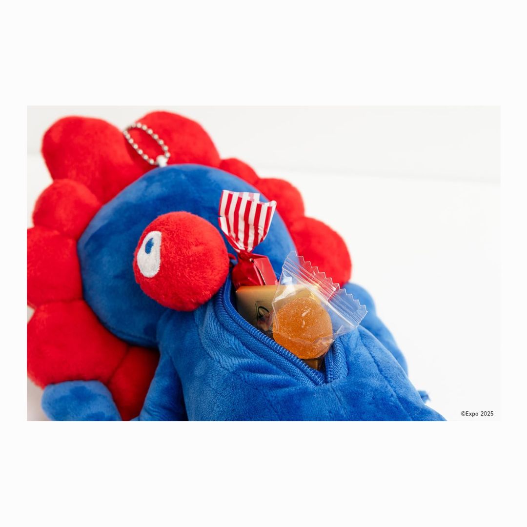 [PRE-ORDER] พวงกุญแจ ตุ๊กตา น้องชีพจร มาสคอท MYAKU-MYAKU Official Mascot งาน Osaka Expo 2025 นำเข้าจากญี่ปุ่น ミャクミャク