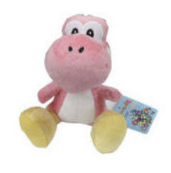 Yoshi ขนาด 7 นิ้ว สีชมพู รองเท้าเหลือง