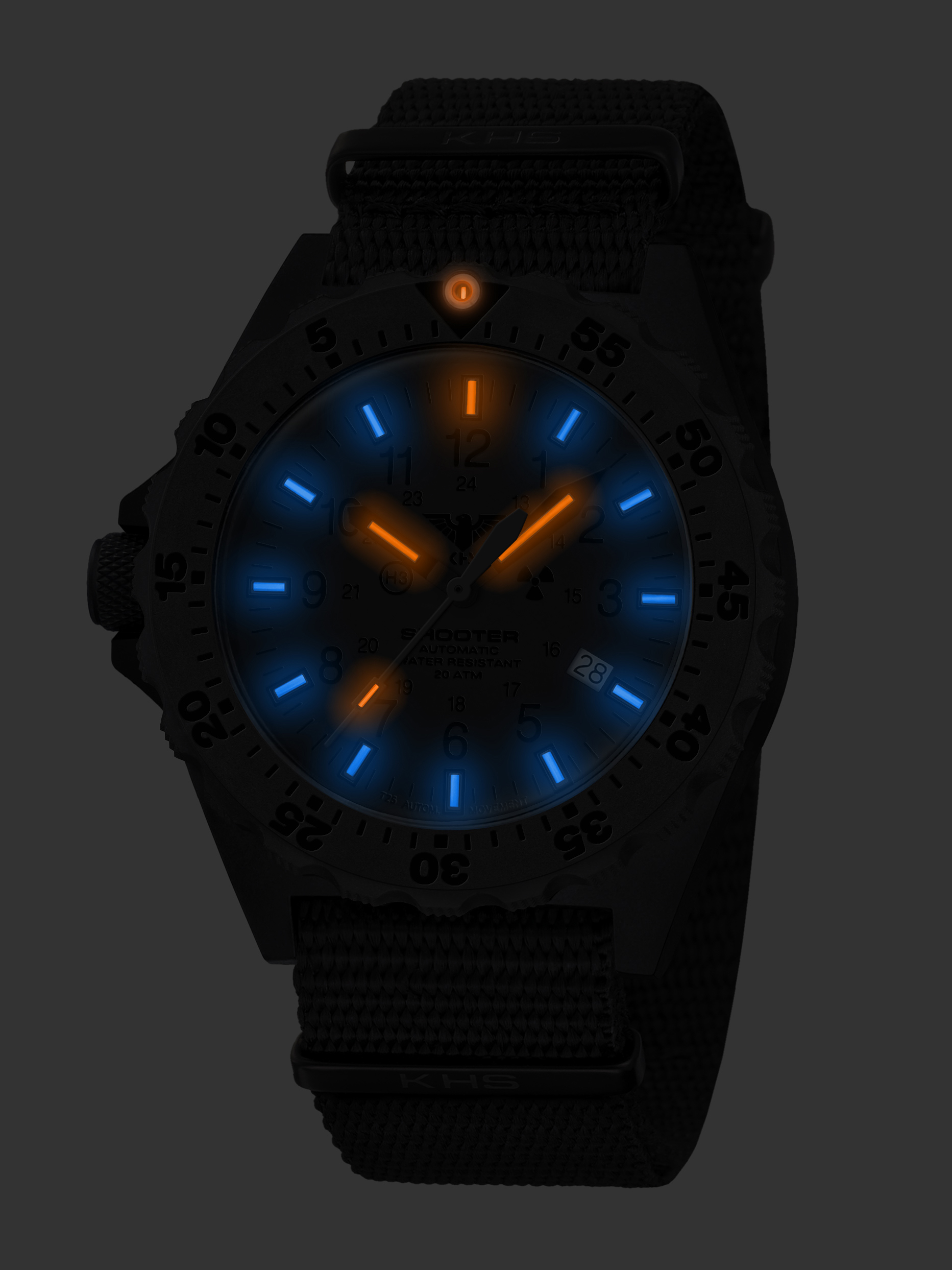 KHS Tactical KHS.SH2AXTHC.NB นาฬิกา Shooter MKII Automatic XTAC Watch