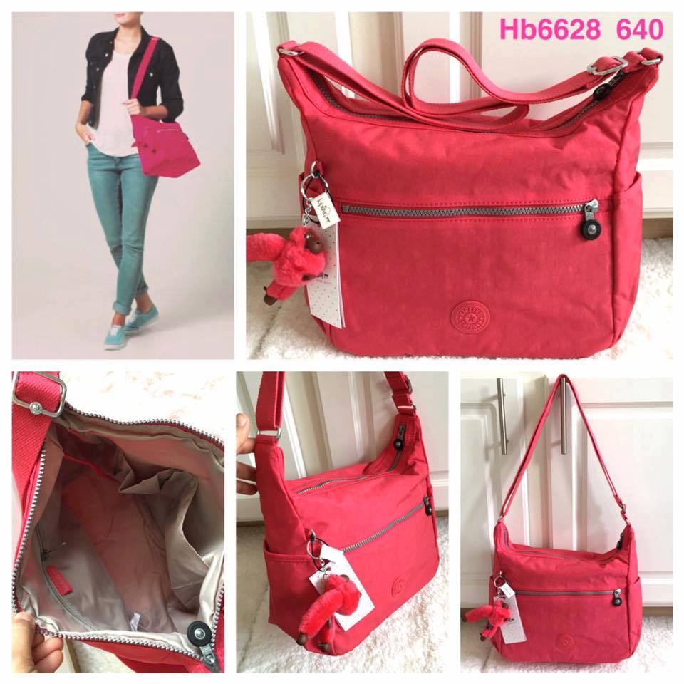 กระเป๋า Kipling พร้อมส่ง HB 6628 640 jazzy pink Alenya มีตำหนิเล็กน้อย