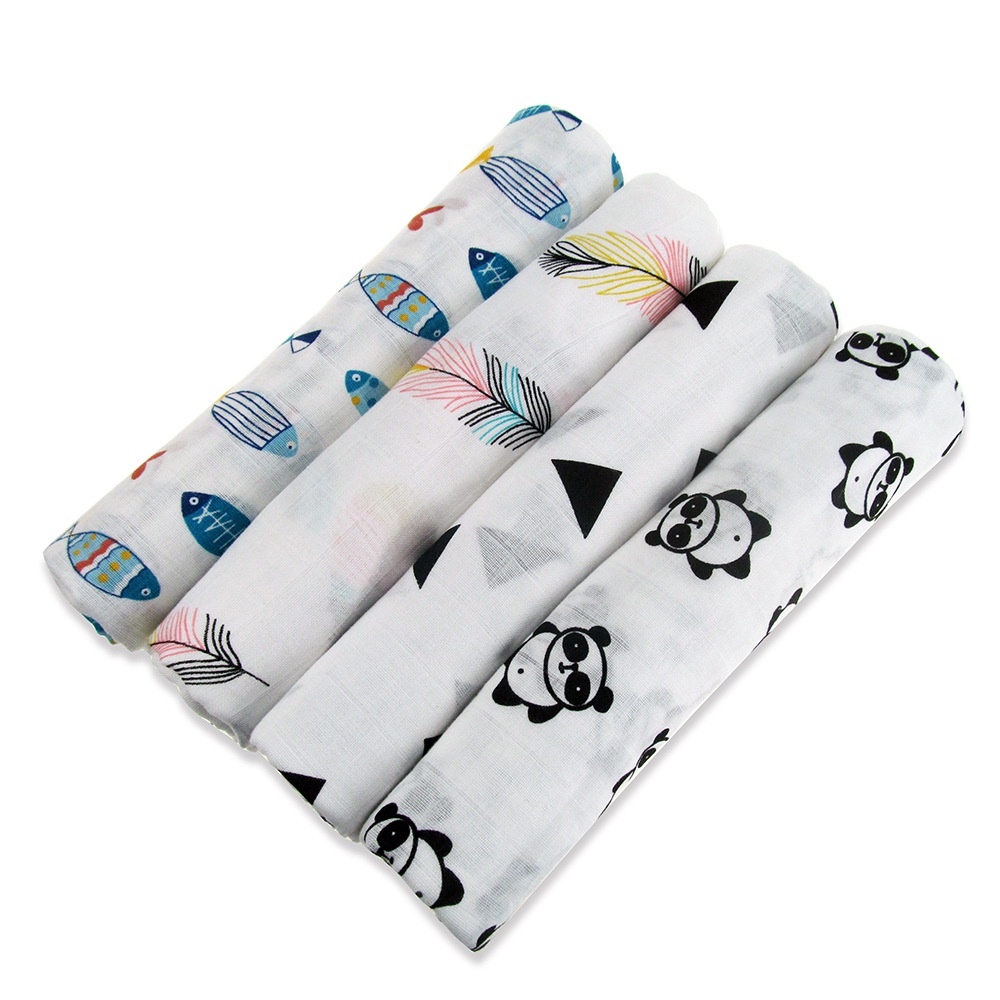 ผ้าห่อตัวเด็ก ผ้าห่มเด็ก ขนาด 117*117ซม. ผ้าอ้อมห่อตัวทารก