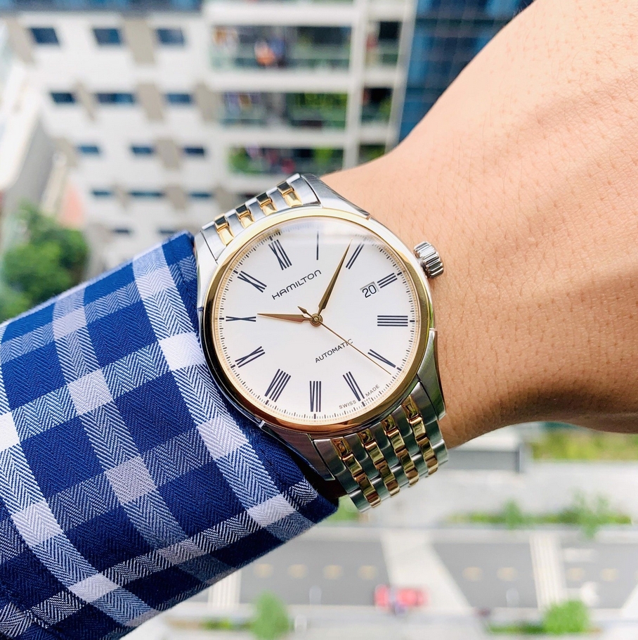 Hamilton H39525214 นาฬิกาผู้ชาย AMERICAN CLASSIC VALIANT AUTO Men's Watch