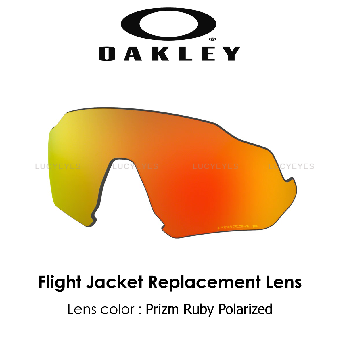 อะไหล่เลนส์ Flight Jacket OO9401 - สี Prizm Ruby Polarized