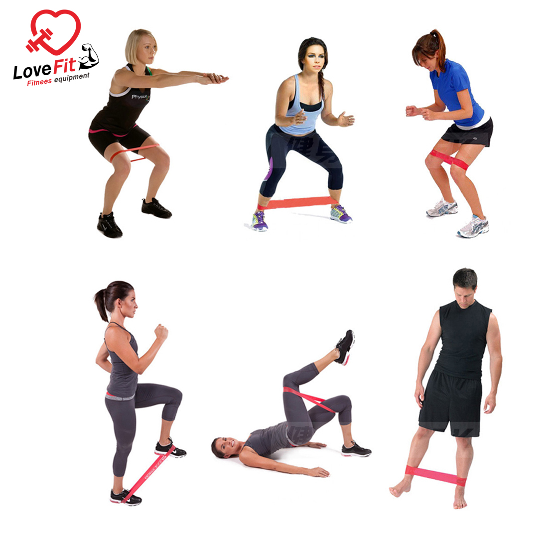 ยางยืดออกกำลังกาย Resistance Band ยางต้านกล้ามเนื้อเล่นได้ทั้งชายและหญิง