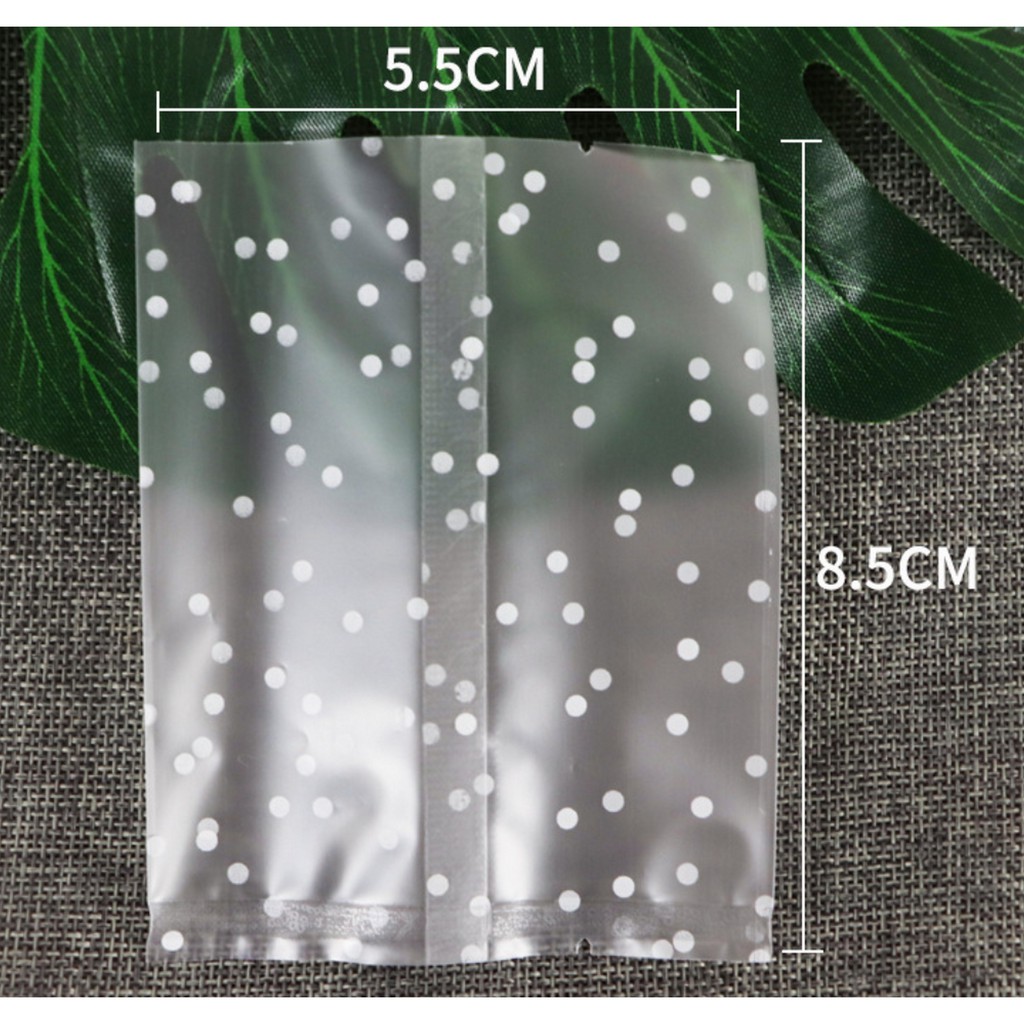 ถุงซีล ใส่ขนม คุกกี้ ลูกอม ขนาด 5.5x8.5 ซม. จำนวน 97-100 ใบ/แพ็ค ชุดที่ 1/3