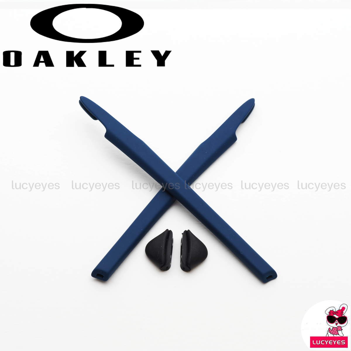 ชุดยางขาแว่น + แป้นจมูก OAKLEY OX8029 CROSSLINK สีน้ำเงิน