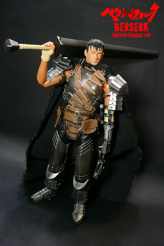 Dragon Berserk 1/6 Guts Black Swordsman 12-inch Figure