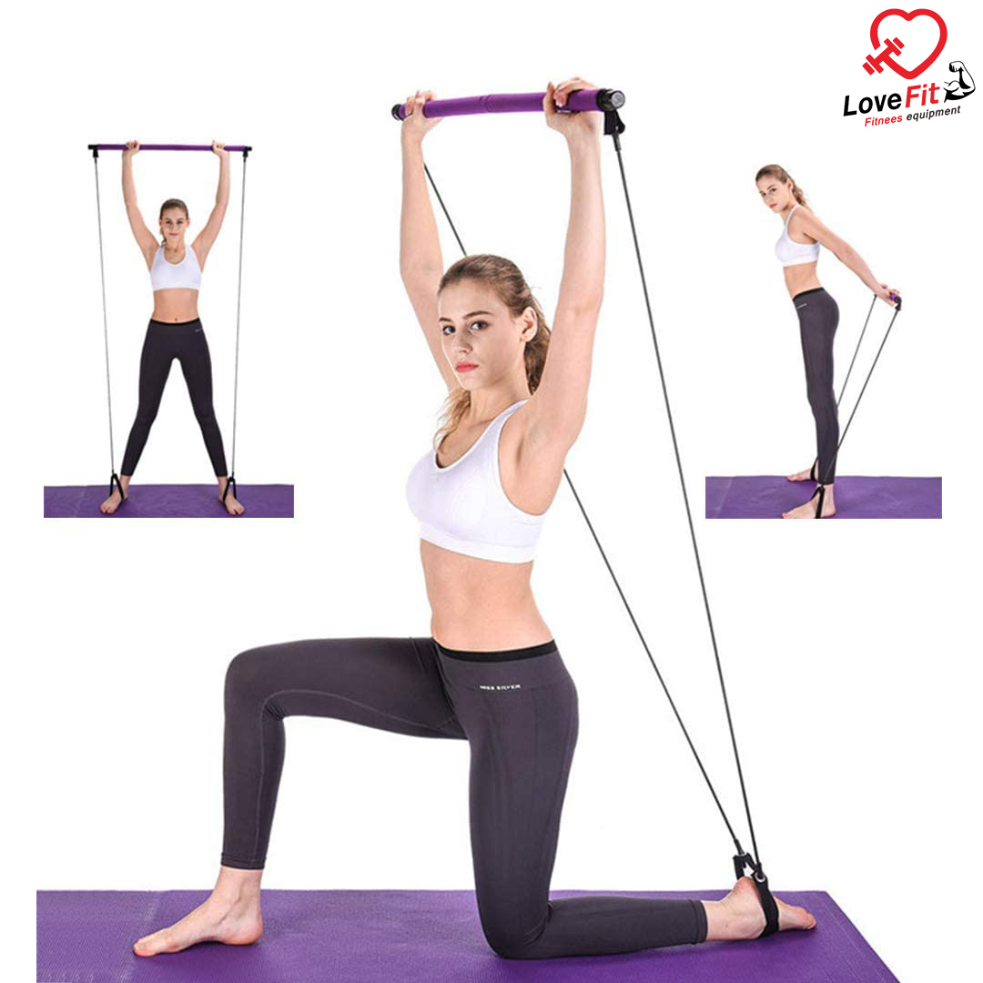 พิลาทิสบาร์ pilates bar เครื่องออกกำลังกายสำหรับผู้หญิง แถมฟรี DVDสอนเล่น