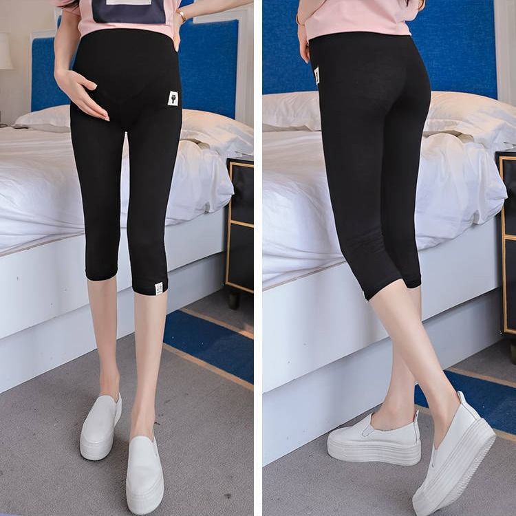 เลคกิ้งคนท้องขา4 ส่วน ผ้านิ่ม ยืดตัวได้เยอะ ใส่สบาย มีสายปรับขนาดครรภ์ มี3 สี M,L,XL