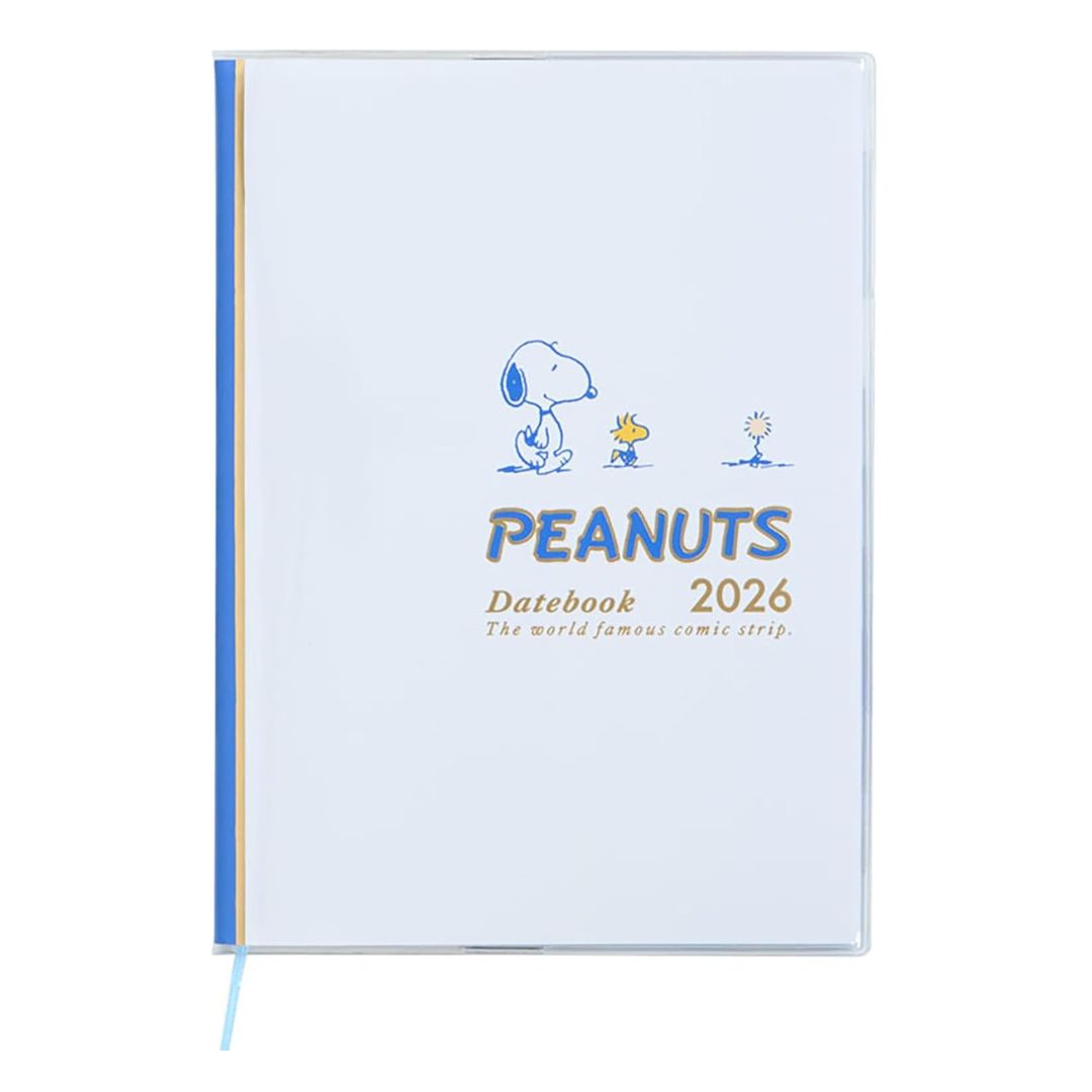 [PRE-ORDER] DIARY Planner 2026 สมุดแพลนเนอร์ สนูปปี้ Snoopy Peanuts Size A5 แพลนเนอร์ ไดอารี่ จากซานริโอ Sanrio Japan นำเข้าจากญี่ปุ่น スヌーピー A5デイトブック 2026