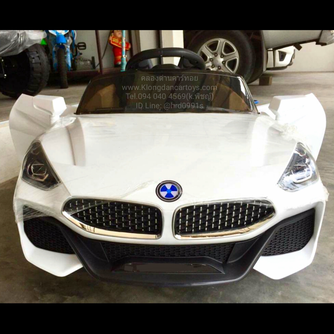 รถเด็กแบตเตอรี่BMWz4New💥บังคับบนมือถือได้, 2มอเตอร์2แบต ขนาด12V, โยกได้ 💥(ออกตัวสมูท, เล่นUSB SD MP3, รีโมทบูลทูธ, มีโช้ค, มีประตูเปิดได้)