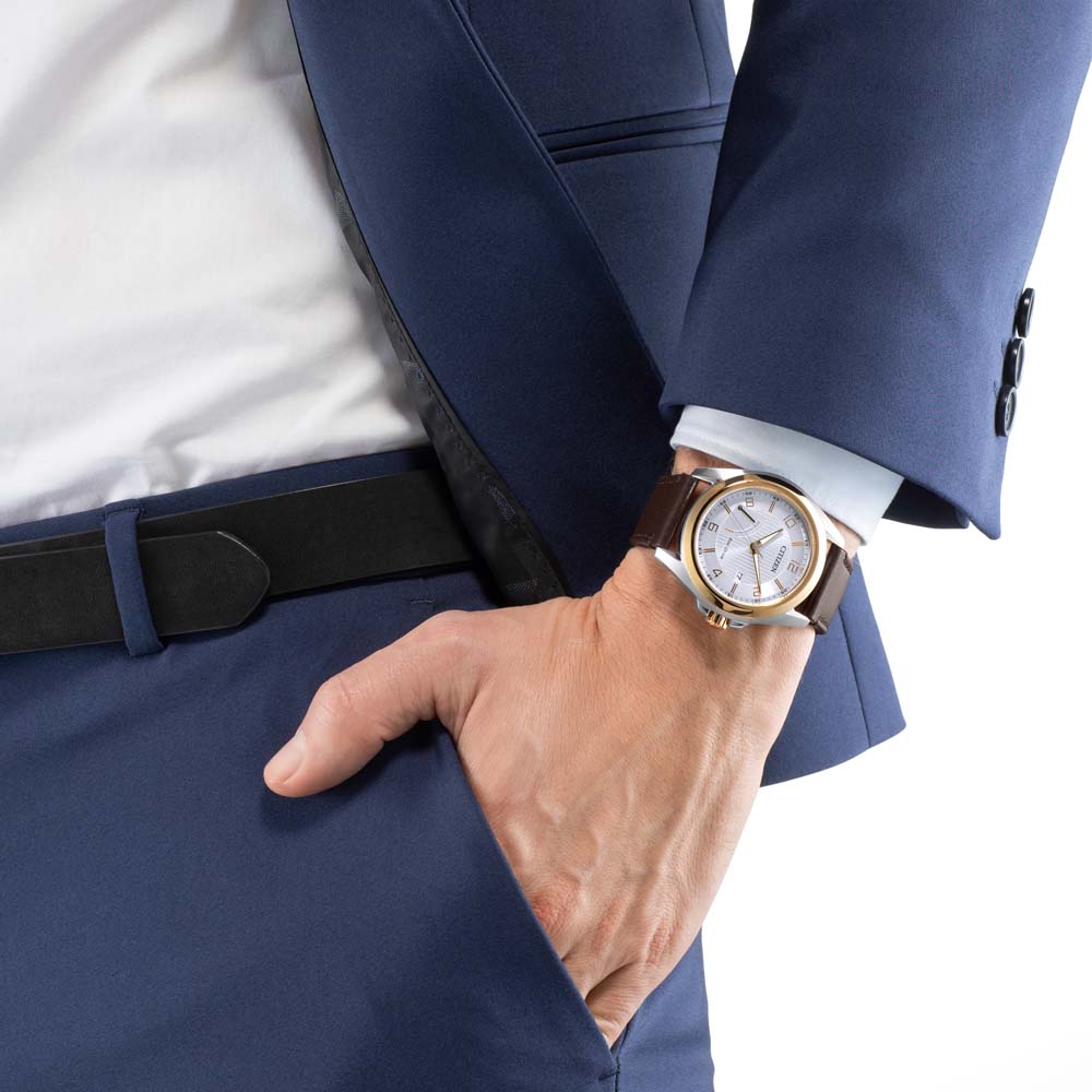 Citizen AW7056-11A นาฬิกาผู้ชาย Eco-Drive Men's Watch