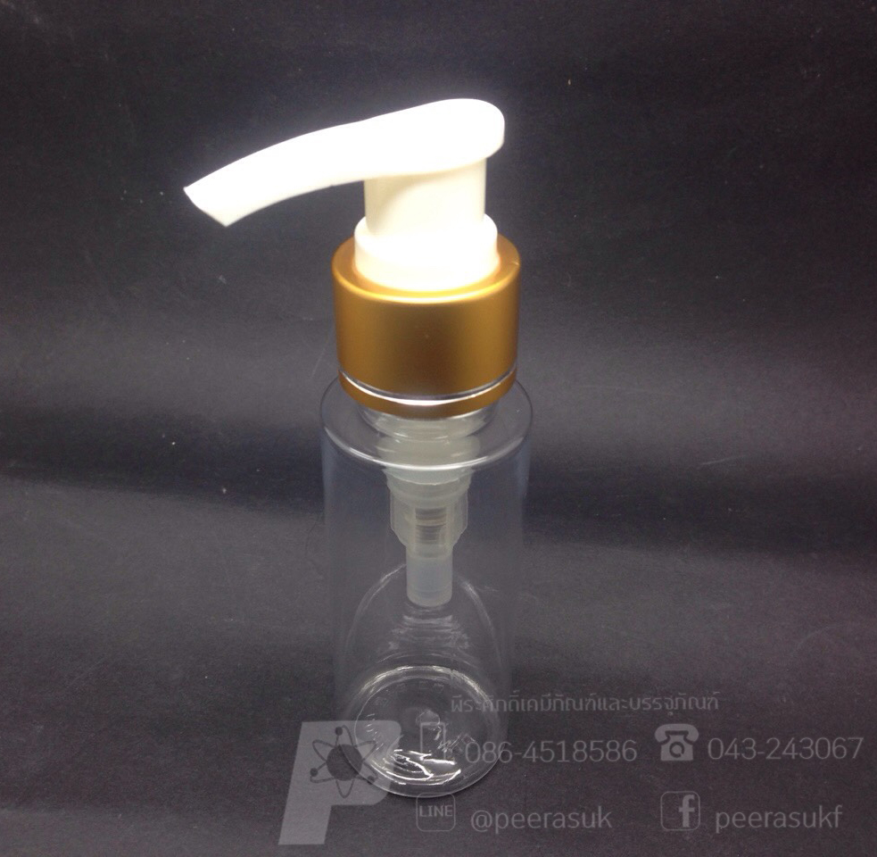 SA60 ml ใส+ปั้มทอง แพคละ 10 ชิ้น