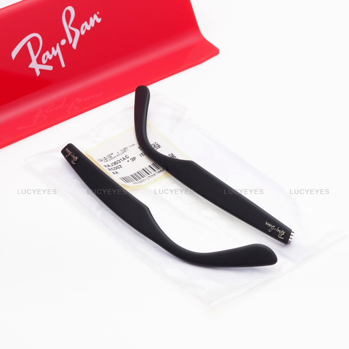 ขาแว่น RAYBAN แท้ 100% RB2140F WAYFARER สี MATTE BLACK (ดำด้าน)