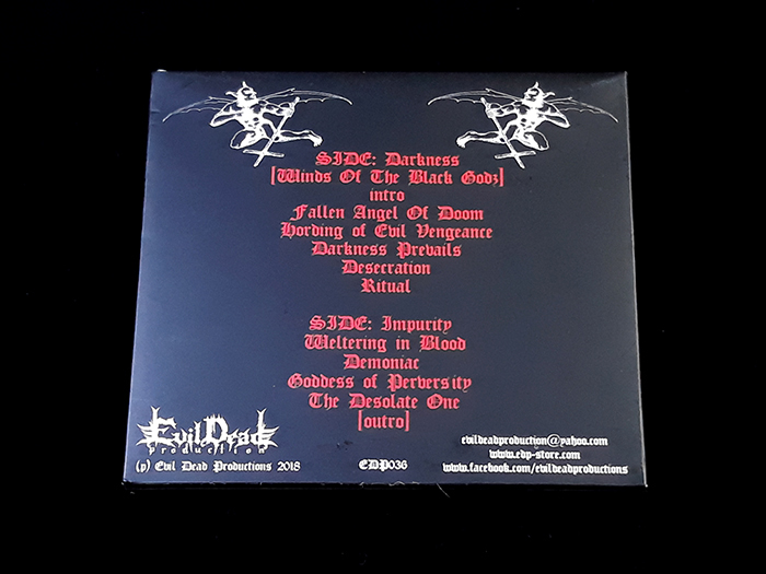 BLASPHEMY 'Fallen Angel Of Doom' DIGI CD (Evil Dead Prods.'s press)