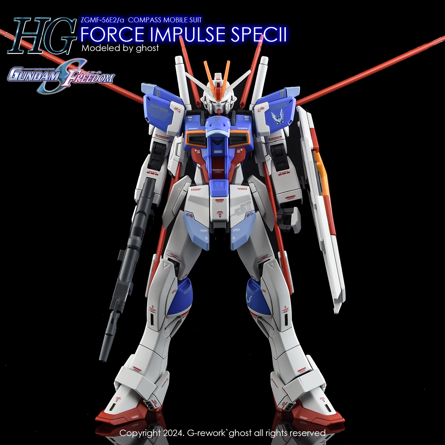 G-REWORK CUSTOM DECAL HG FORCE IMPULSE GUNDAM