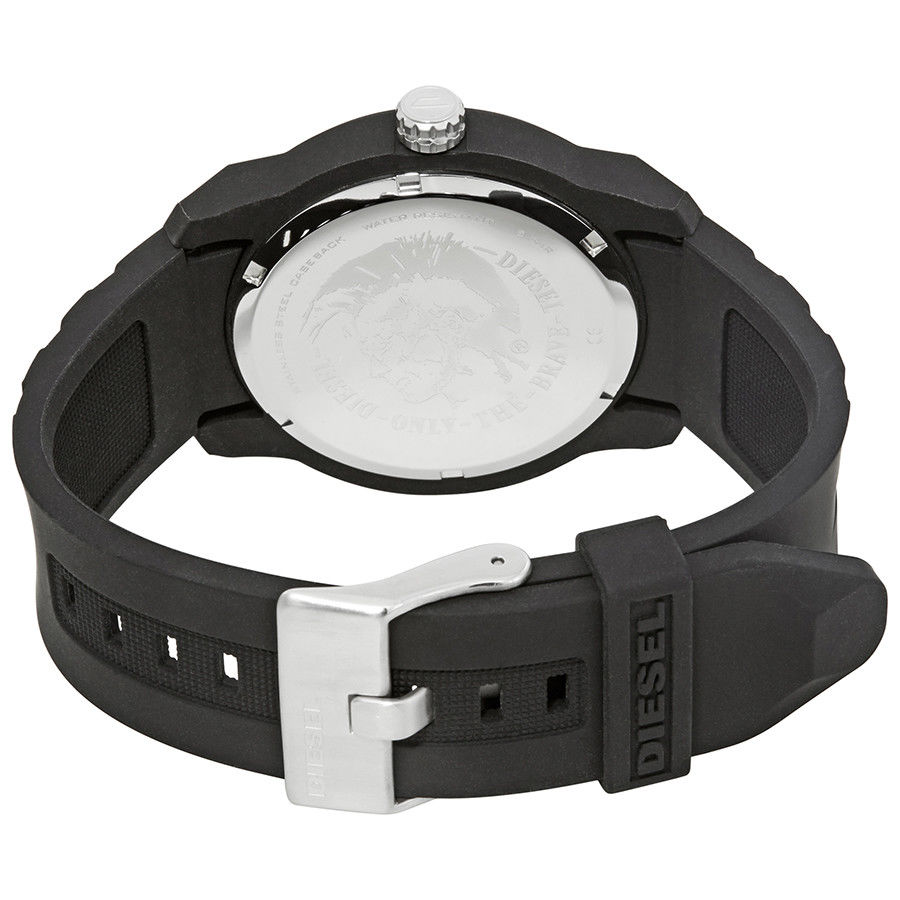 Diesel DZ1819 นาฬิกาผู้ชาย Diesel รุ่น DZ1819, Armbar Silicone Black Dial Men's Watch