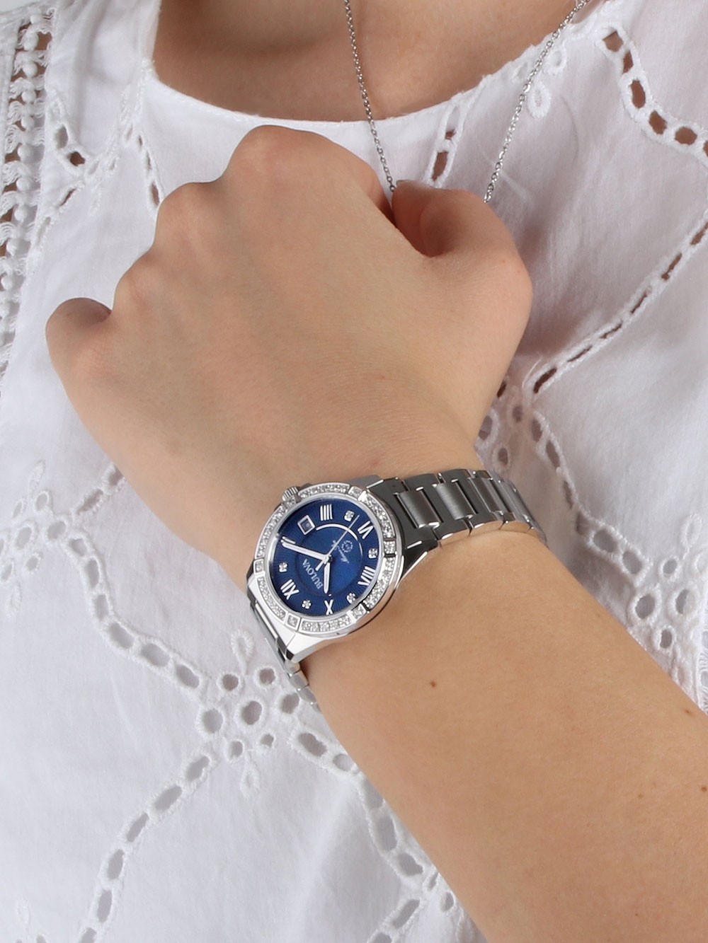 Bulova 96R215 นาฬิาผู้หญิง Marine Star Women's Watch