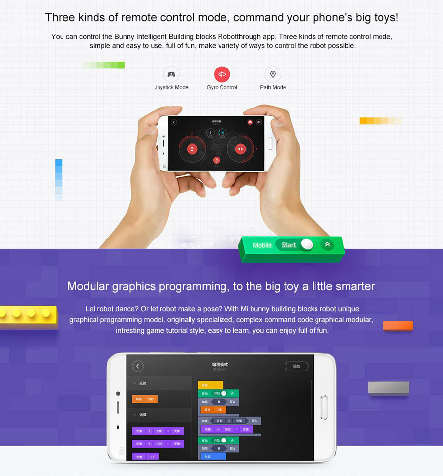 Xiaomi MITU Builder - หุ่นยนต์ตัวต่ออัจฉริยะ