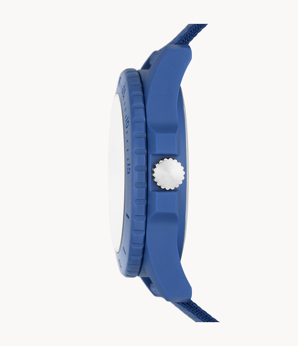 Fossil FS5893 นาฬิกาผู้ชาย FB - 01 Solar-Powered Blue #tide ocean material Men's Watch