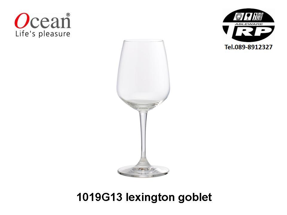 แก้วน้ำ,แก้วก็อบเล็ท,Water Goblet,รุ่น 1019G13 Lexington,ความจุ 13 oz.(370 ml.),แพ็ค 6/48pcs.กล่อง,Glassware,Thai โดย Trp.Tablewarethai / ทีอาร์พี.เทเบิ้ลแวร์ไทย