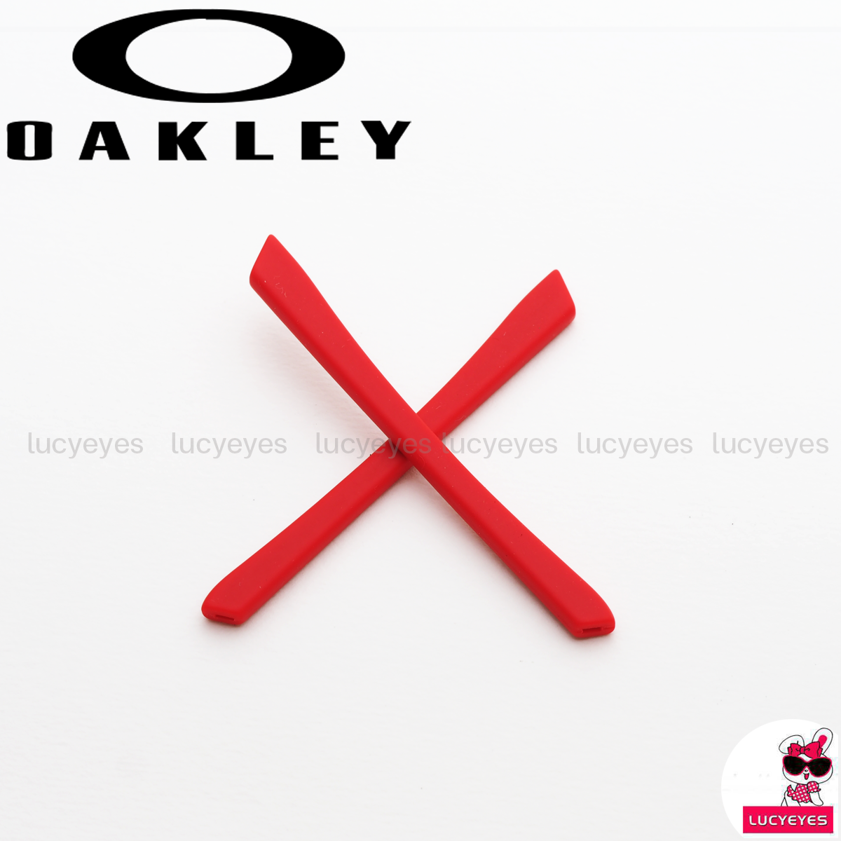 ยางขาแว่น OX8165, SADDLE สีแดง