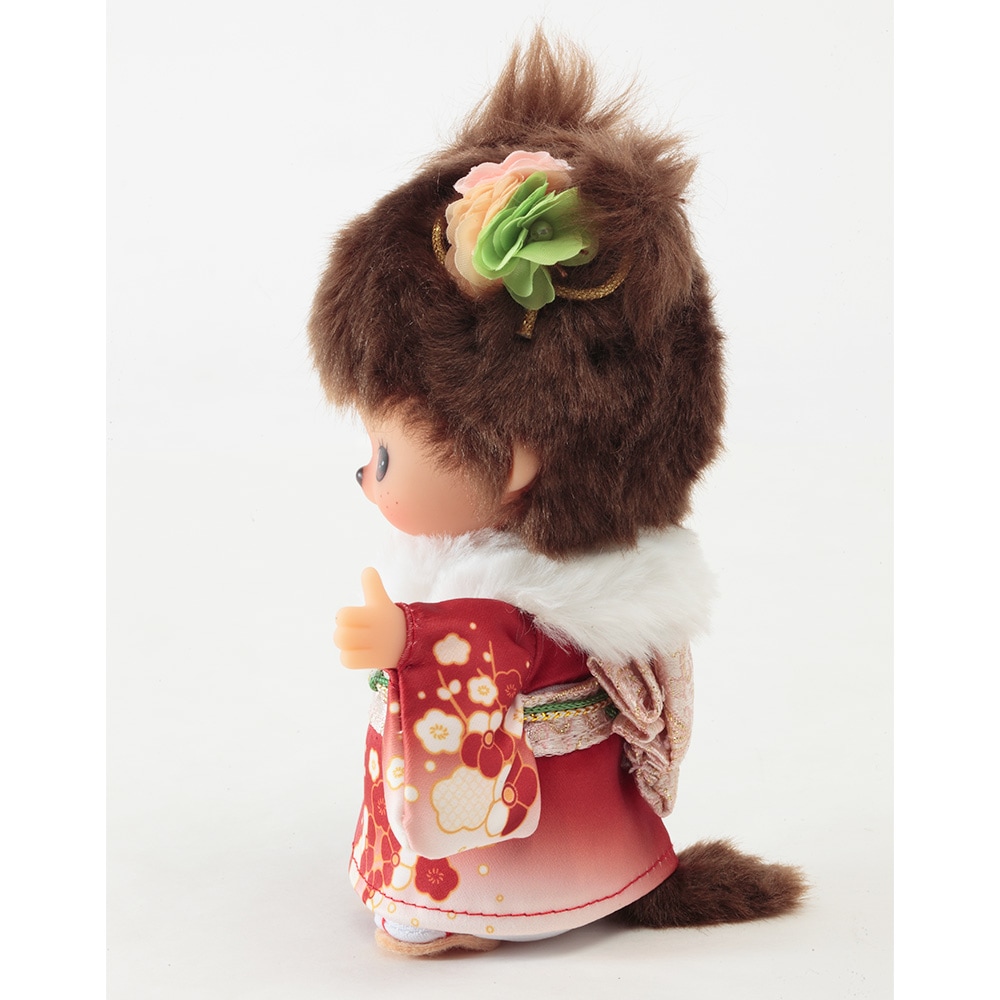 [PRE-ORDER] ม่อนชิชิ BEBICHHICHI ฉลองครบรอบ 20 ปี นำเข้าจากญี่ปุ่น Monchhichi Size H15 x W8 x D7 cm はれぎ 振袖 和服 和装 20周年 成人式 女の子 ベビチッチちゃん ベビチッチ べびちっち