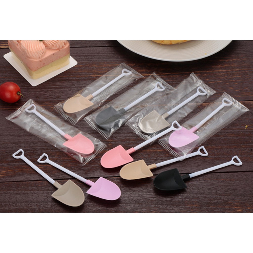 ช้อนพลั่ว ไอศครีม เค้ก เบเกอรี่ (บรรจุ 95-100 ชิ้นต่อแพ็ค) มีซองแยกแต่ละชิ้น