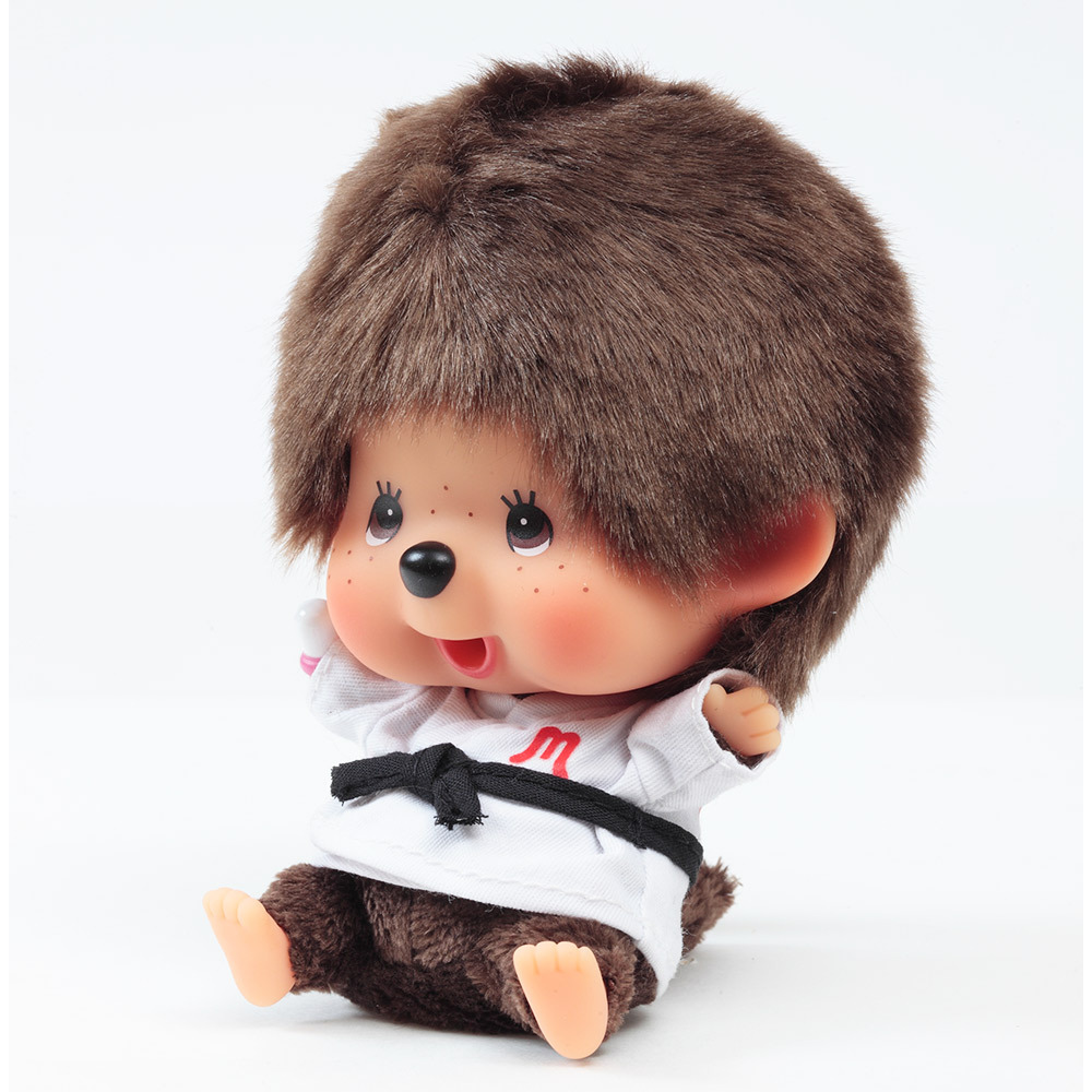 [PRE-ORDER] ตุ๊กตา ม่อนชิชิ นักยูโด Size 12 cm ม่อนชิชิคุง Monchhichi Let's Sports Judo Boy นำเข้าจากญี่ปุ่น レッツ！スポーツモンチッチ 柔道 男の子