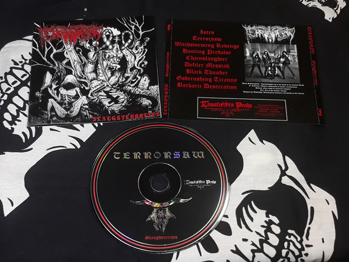 TERRORSAW ‘Slaughterrrites’ CD.