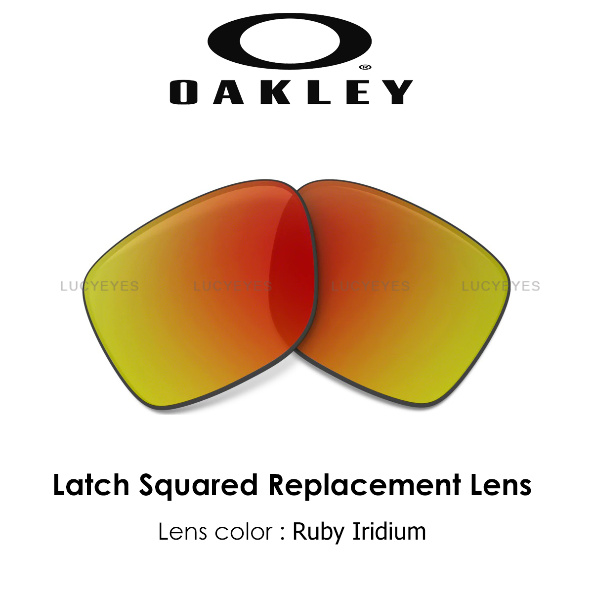 อะไหล่เลนส์ Oakley Latch Squared OO9358- สี Ruby Iridium