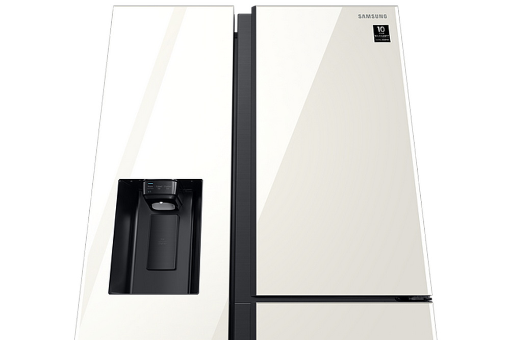 [ผ่อน0%] Samsung ตู้เย็นไซด์ บาย ไซด์ (22.3 คิว, สีขาว) รุ่น rh64a53f115/st (ชลบุรีส่งฟรี)