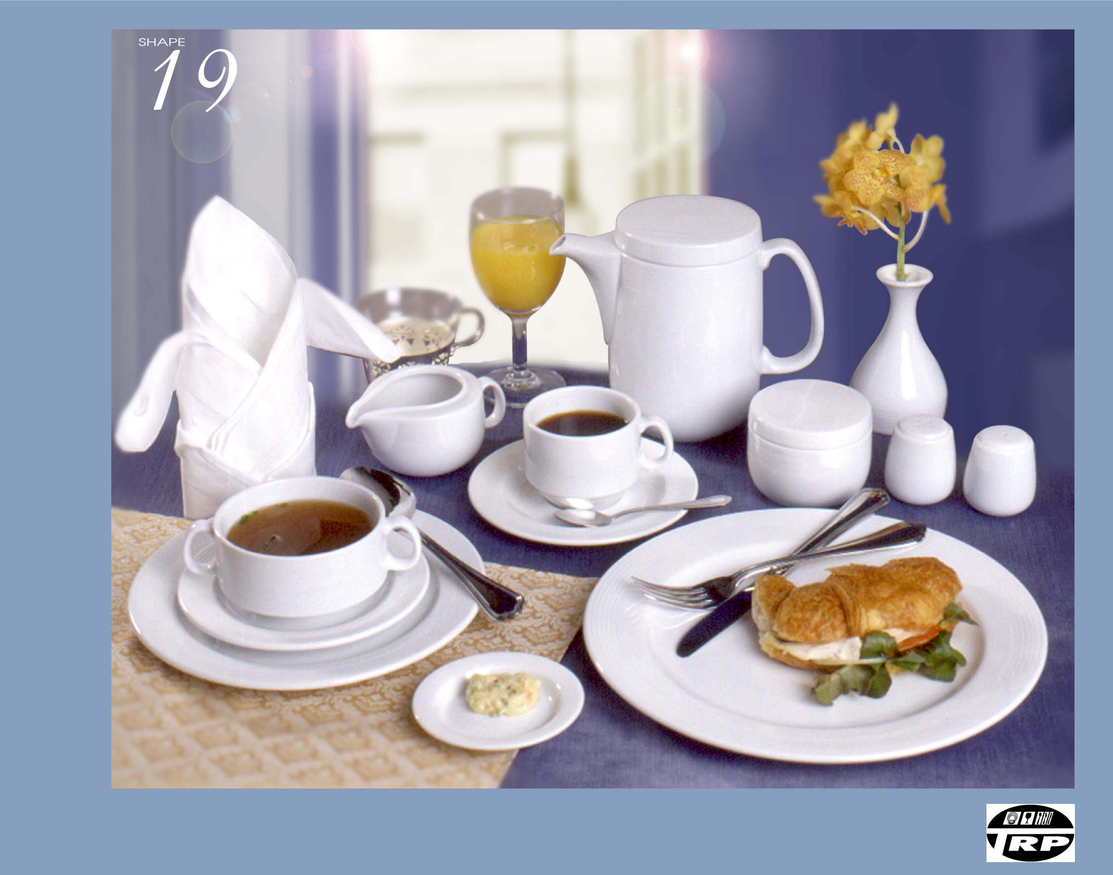 จาน เซรามิค,จาน หวาน,Dessert Plate,18 cm,เซรามิค,แม็กซาดูร่า,Ceramics,Maxadura รุ่น P1905
