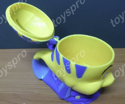 แก้วน้ำพร้อมฝาปิด ปลา Flounder