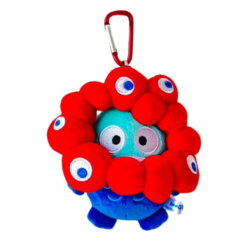 [พร้อมส่ง] พวงกุญแจ ตุ๊กตา ฮังเกียวดง Hangyodon x MYAKU-MYAKU Official Mascot Keychain งาน Osaka Expo 2025 นำเข้าจากญี่ปุ่น EXPO2025 サンリオキャラクターズ ミャクミャクなりきりぬいぐるみBC ハンギョドン