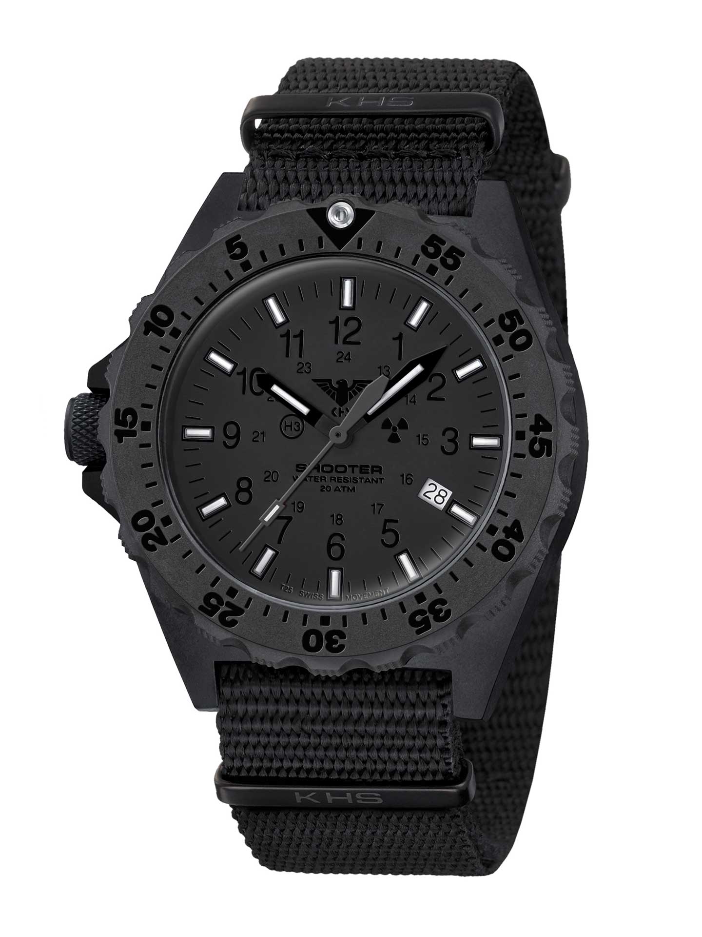 KHS Tactical KHS.SH2XTF.NB นาฬิกา Shooter MKII XTAC Quartz Watch
