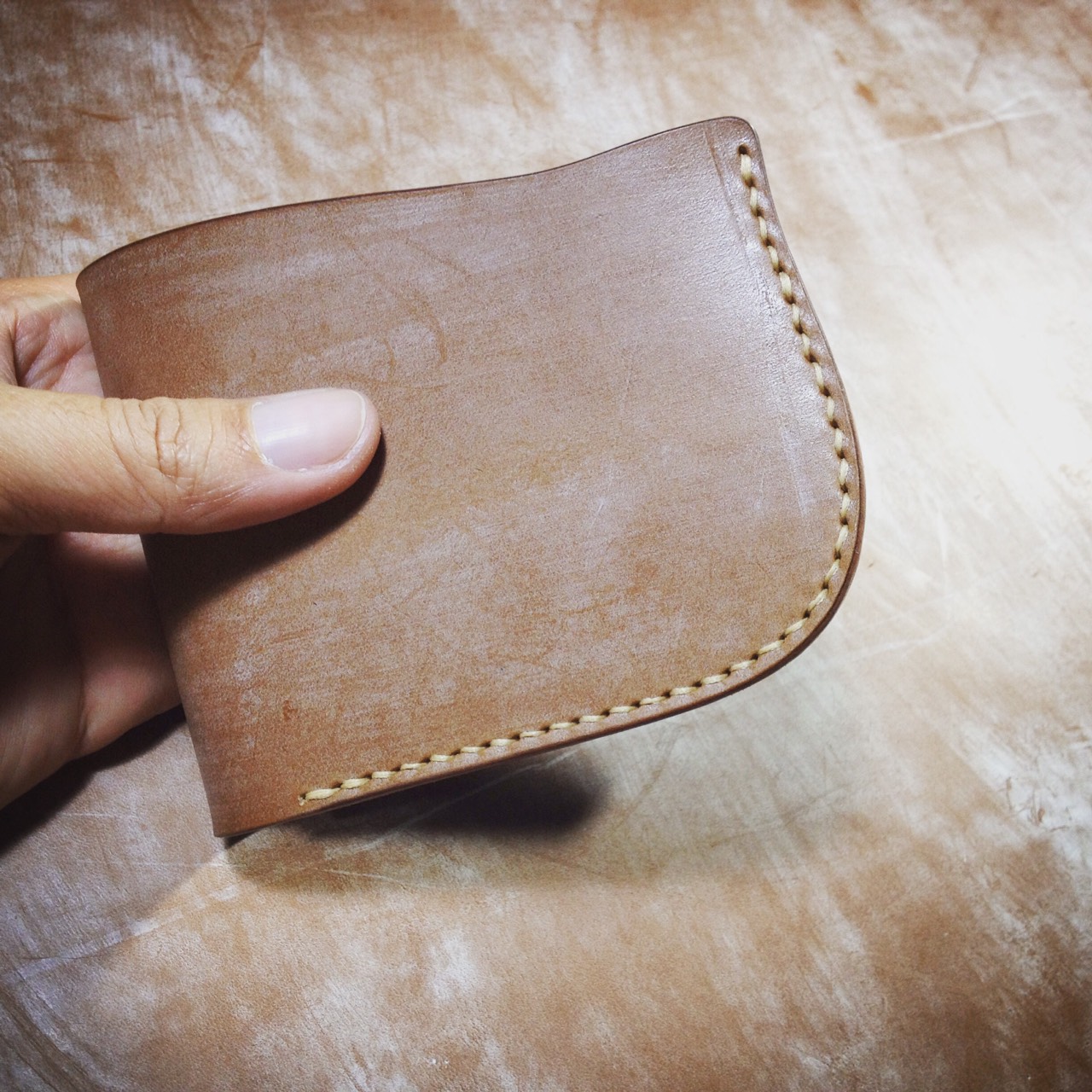 กระเป๋าสตางค์ชาย ใบยาว หนังม้าแท้ ตามสั่งครับ