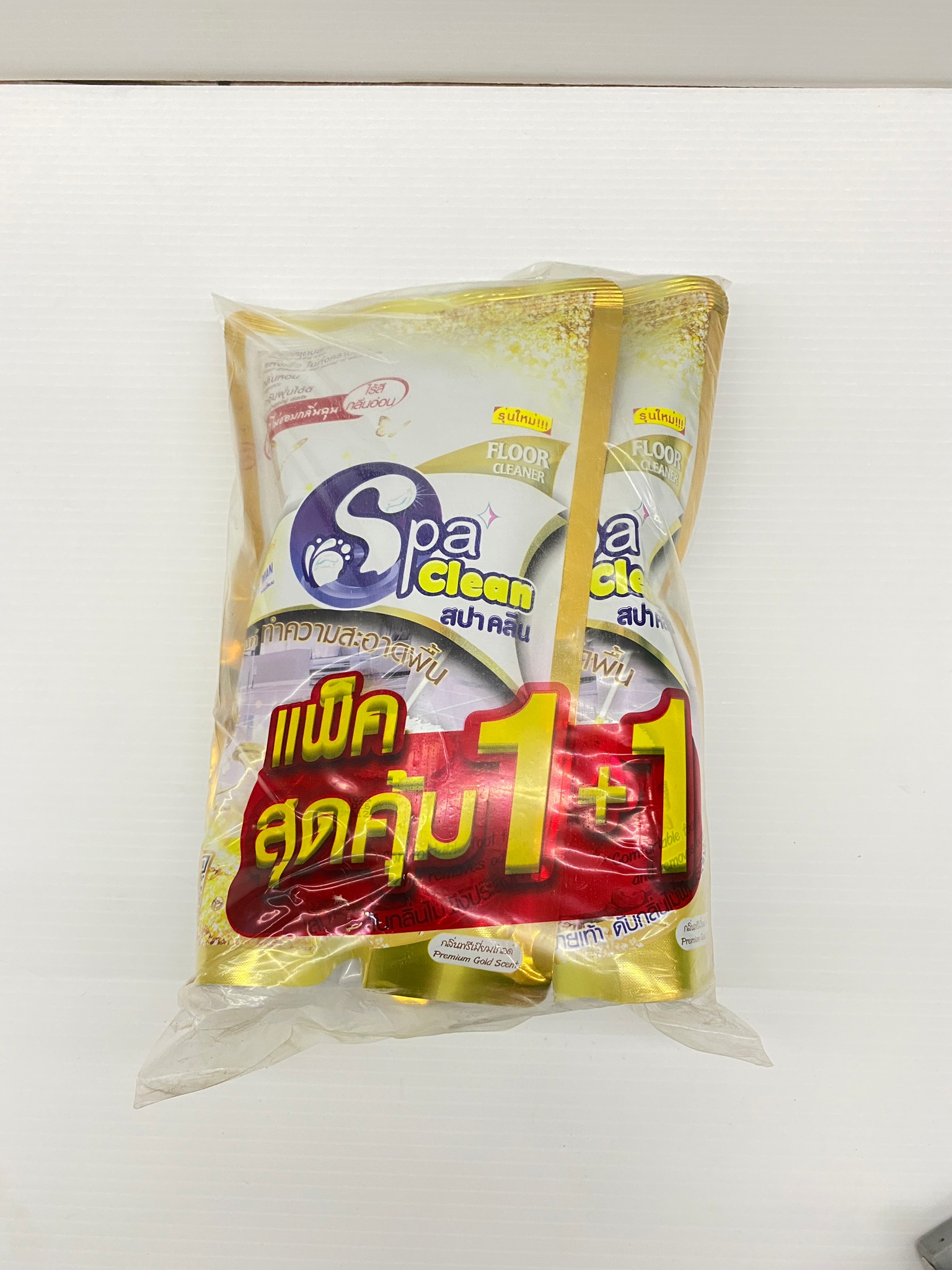 SpaClean สปาคลีน น้ำยาถูพื้น-ฆ่าเชื้อ 700 มล. กลิ่นบูเก้ (แพ็ค 1 แถม 1) ของแท้100%
