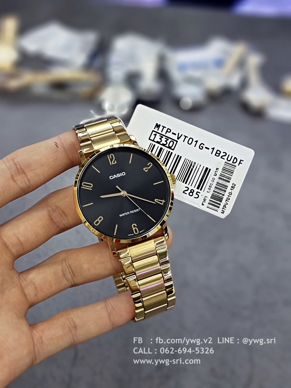 CASIO รุ่น MTP-VT01G-1B2UDF