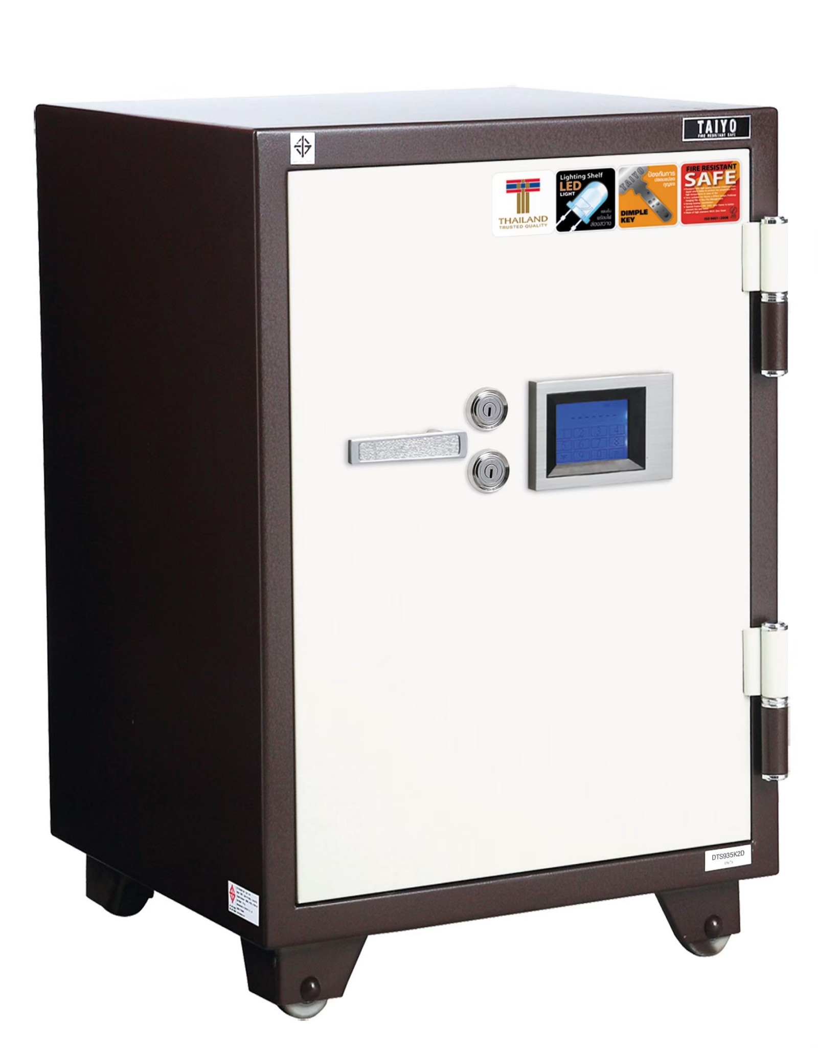 ตู้เซฟนิรภัย รุ่นพิเศษระบบสัมผัส TAIYO DTS-935 K2D 190Kg