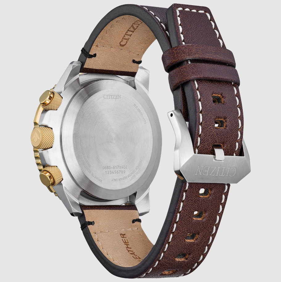 Citizen JY8084-17H นาฬิกาผู้ชาย Eco-Drive Promaster World Time Perpetual Alarm GMT Chronograph Men's Watch