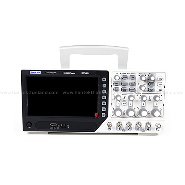 Hantek DSO4204C ออสซิลโลสโคปแบบตั้งโต๊ะขนาด 200 MHz 4 ช่องและฟังก์ชันเจนเนอร์เรเตอร์