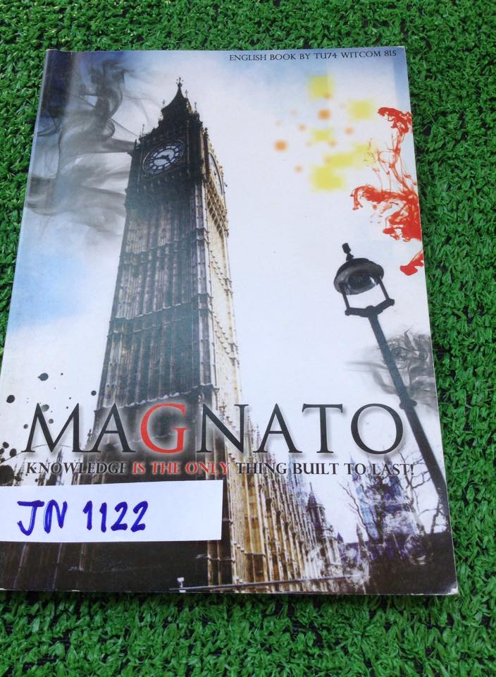 JN1122 [นร.เตรียมอุดม] Magnato อังกฤษสำหรับสอบเข้าม.4 จัดทำโดยนร.โรงเรียนเตรียมอุดม มีไฮไลท์เพียง4หน้า ขาย 250฿