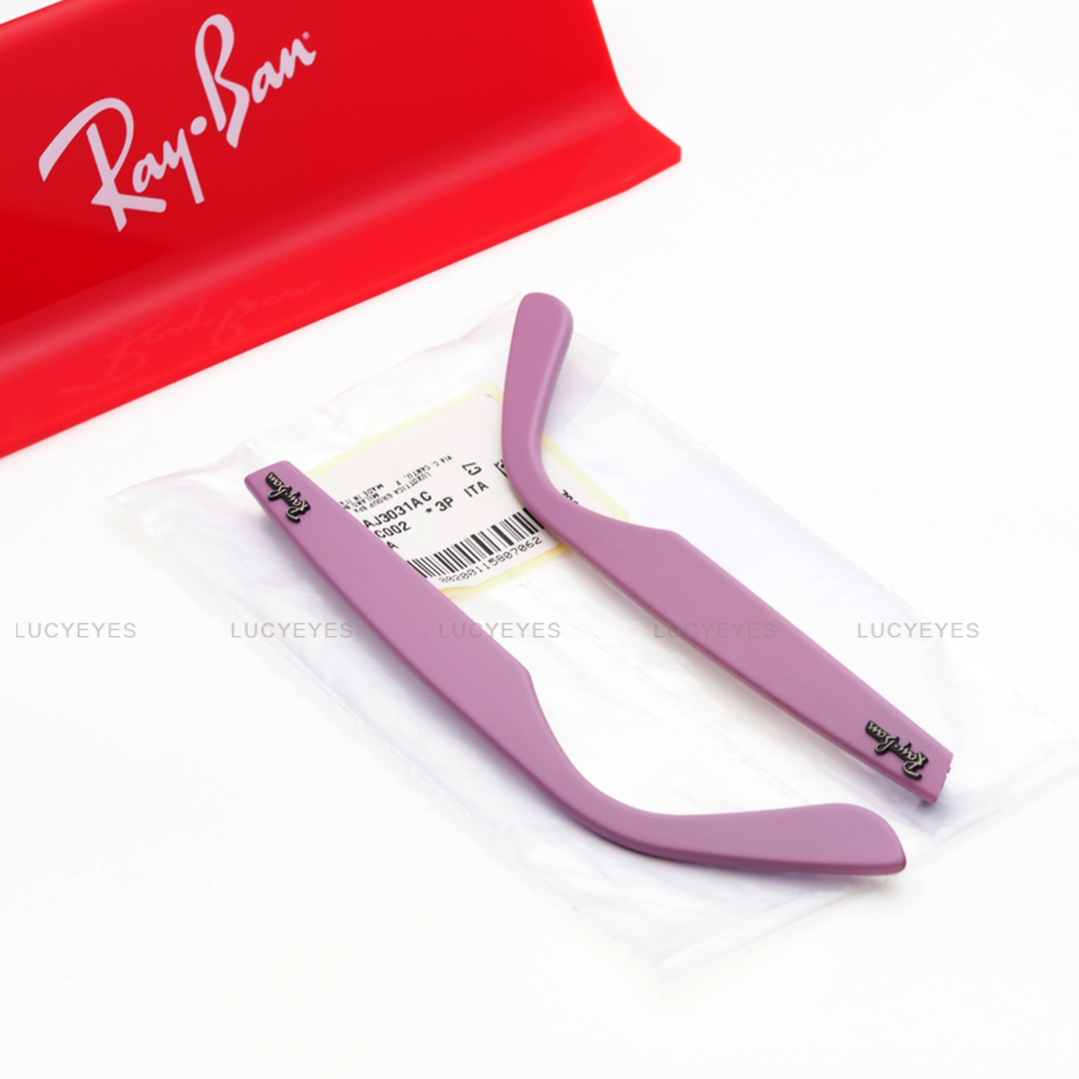 ขาแว่น RAYBAN แท้ 100% RB2140F WAYFARER สี PURPLE (ม่วง)
