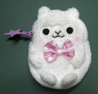 กระเป๋าสตางค์ Alpaca สีขาว