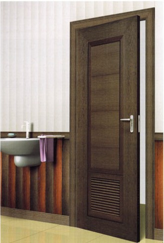 วงกบประตูPS 80x200 JA8020-16 สีเเบล็คโคโคนัท Yes Moulding